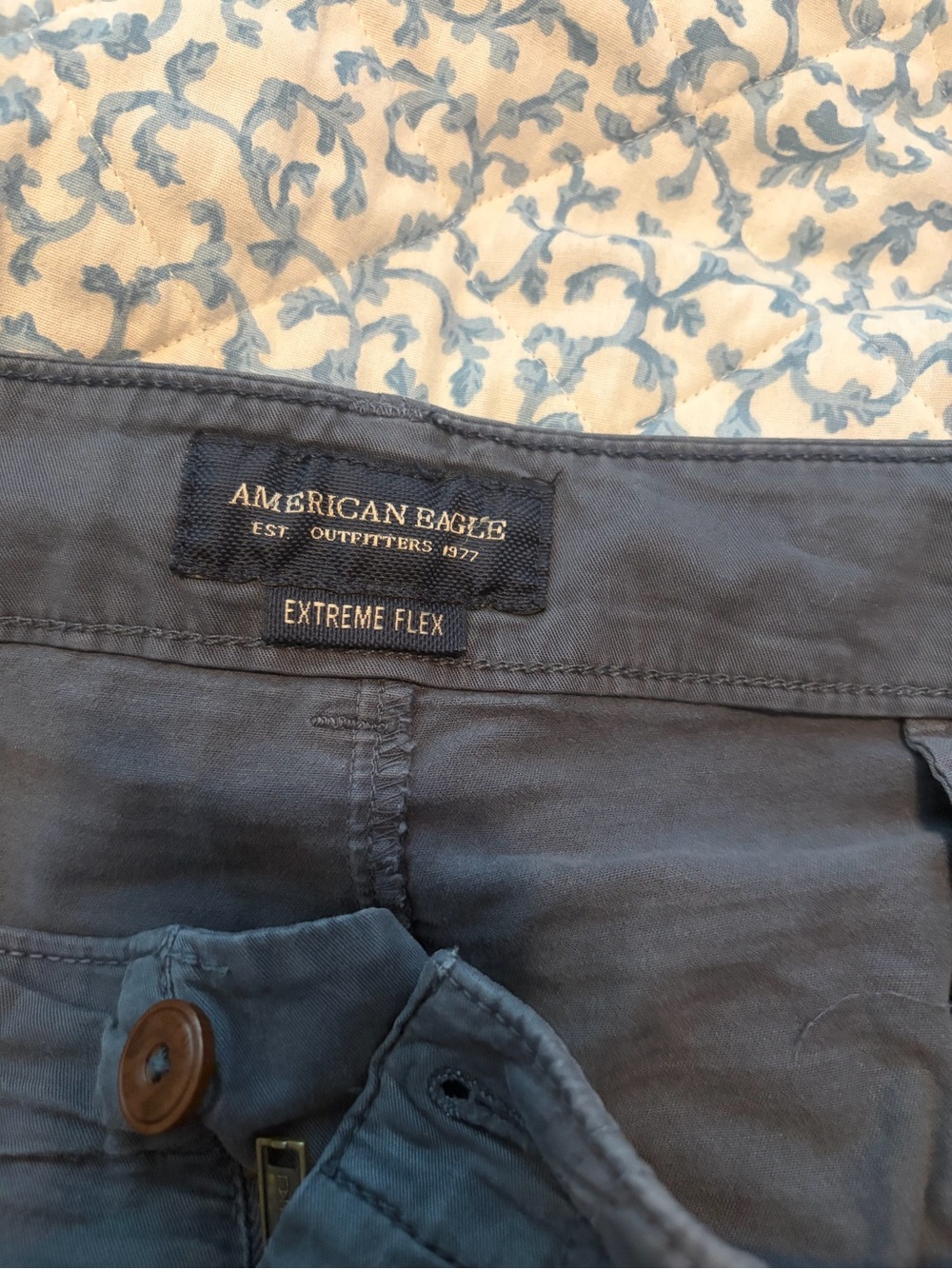 American Eagle Outfitters Men’s Cargo Shorts - Slate Blue